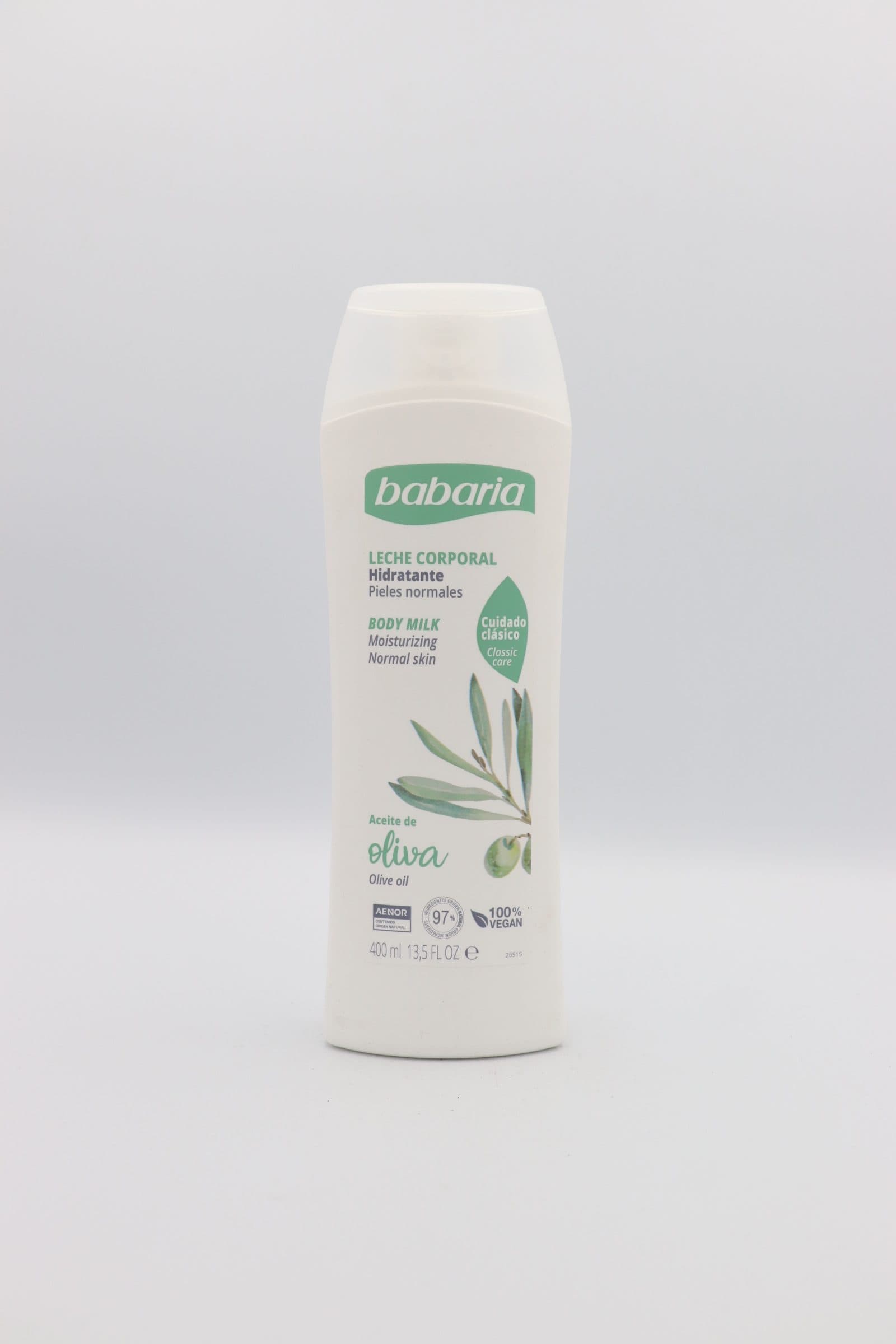 شیر بدن باباریا 400 میل روغن زیتون Babaria Body Milk