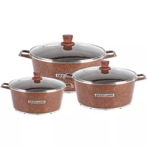 سرویس قابلمه زیوZio مدل Z-8400-44 در 3رنگ ‏(AR) — تصویر ۴