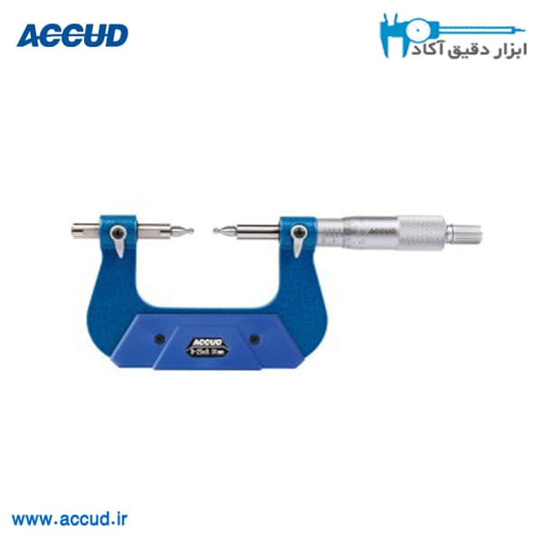 میکرومتر دنده 100-75 mm (ACCUD اکود با گارانتی شرکتی) مدل 345-004-01 — تصویر ۲