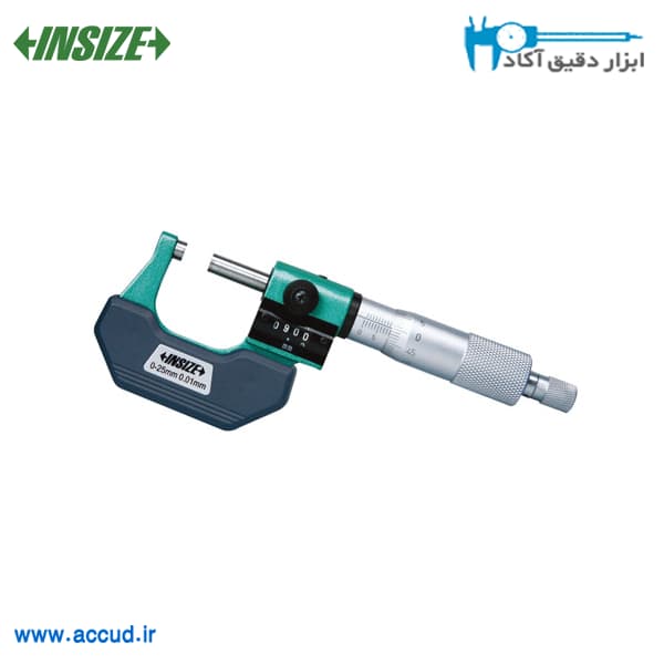 میکرومتر کنتور دار 25-0 میلی متر INSIZE (با گارانتی رسمی شرکت اینسایز) مدل 3400-25
