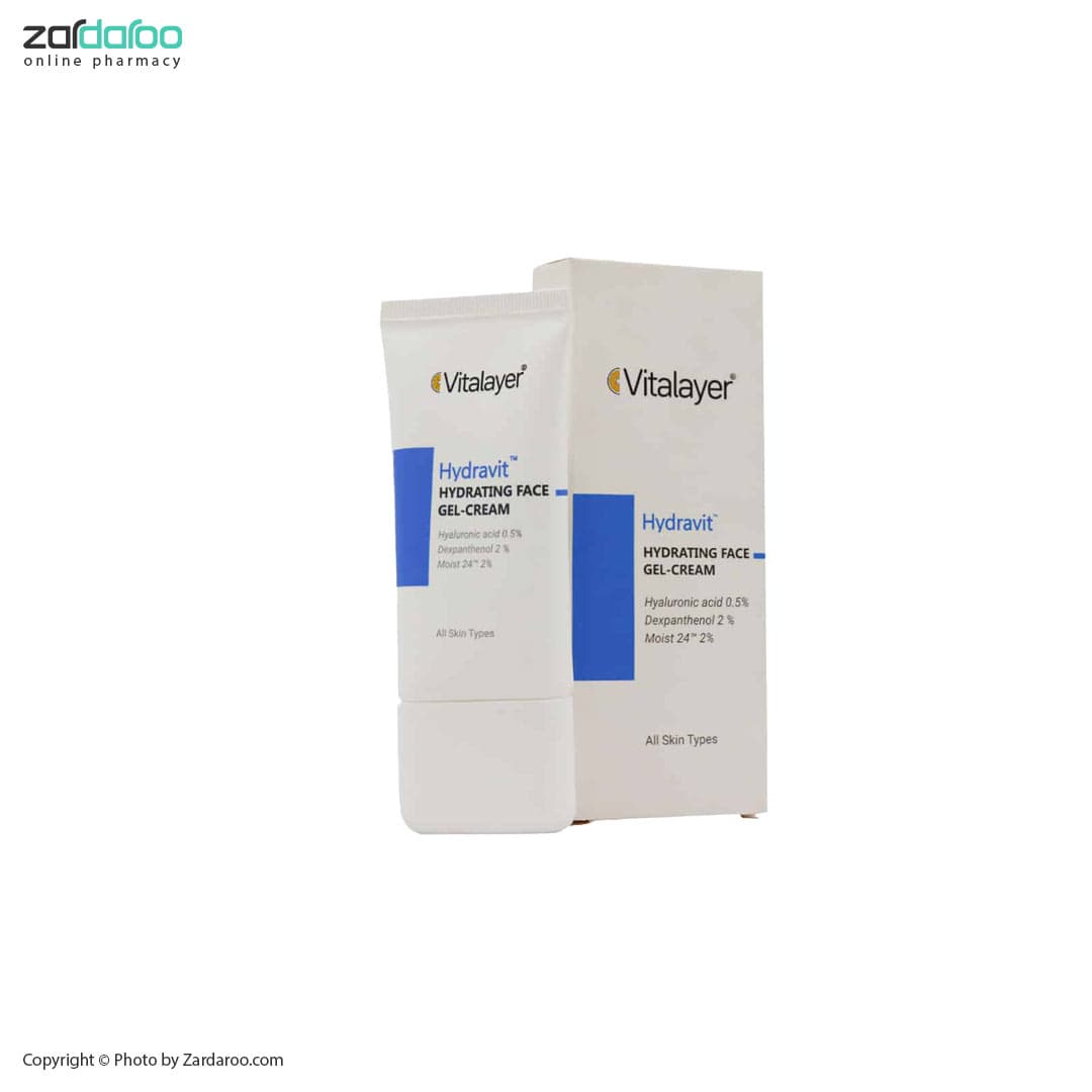 کرم ژل آبرسان صورت هیدراویت ویتالیر Vitalayer