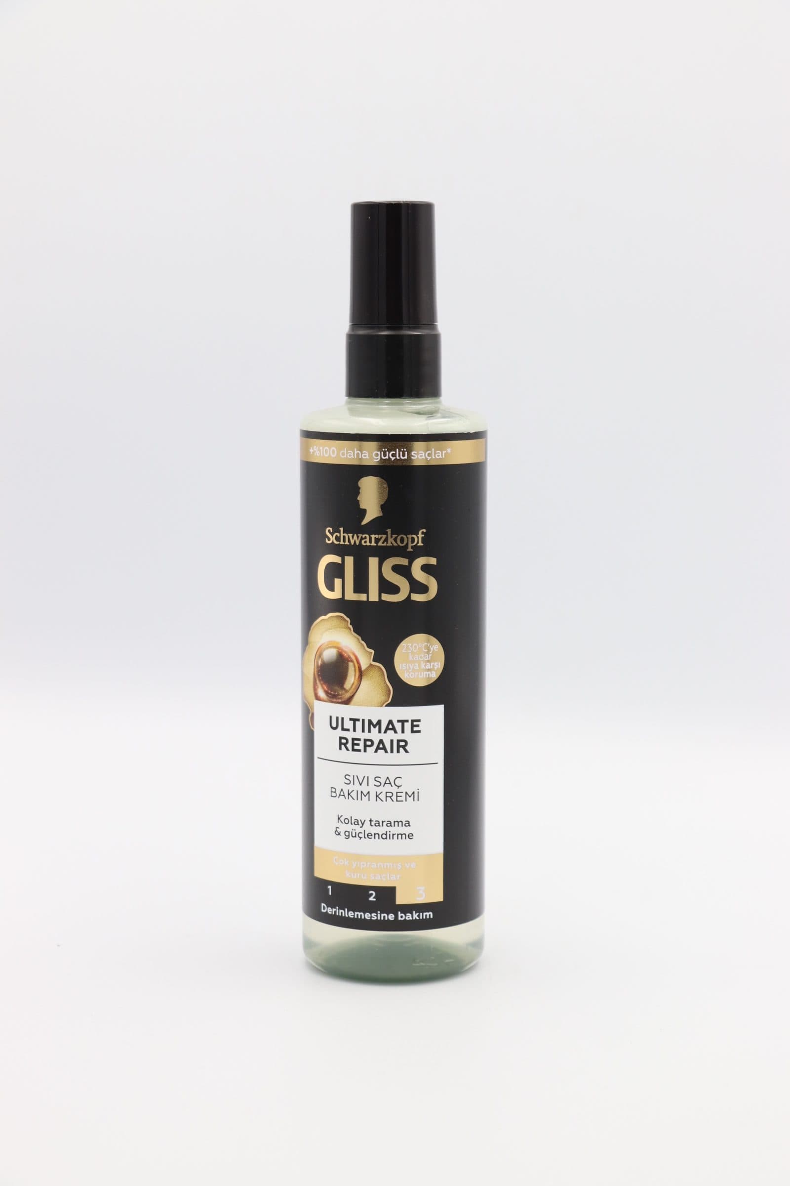 اسپری دو فاز گلیس ترمیم‌کننده نهایی 200 میل (Gliss Ultimate Repair Express Care Cream)
