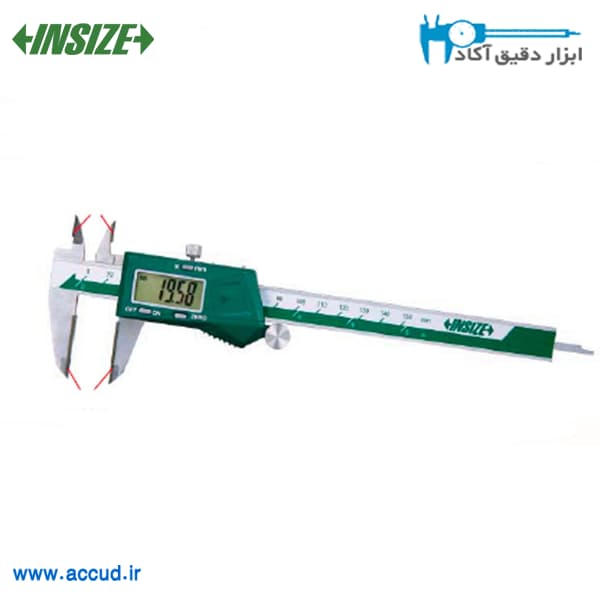 کولیس دیجیتال 30 سانتی متر فک الماس INSIZE (با گارانتی رسمی شرکت اینسایز) مدل 1110-300