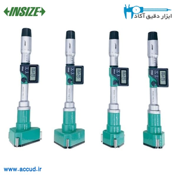 ست میکرومتر داخل سه فک دیجیتال 100-50 میلی متر INSIZE (با گارانتی رسمی شرکت اینسایز) مدل 3127-1004