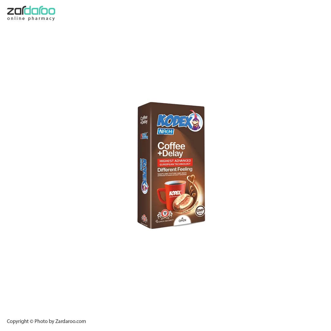کاندوم 12 عددی تاخیری مدل Coffee کدکس Kodex