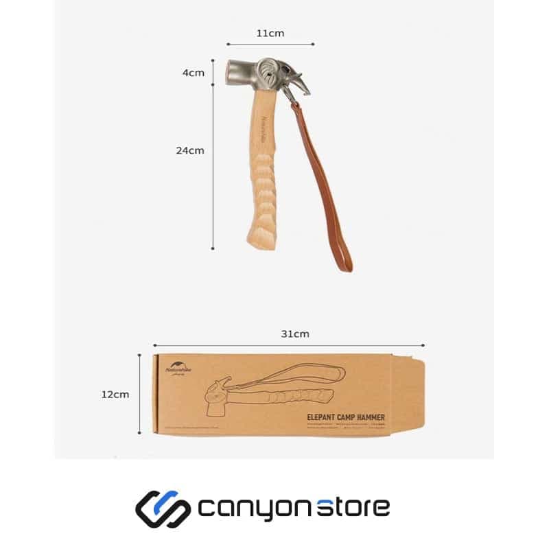 چکش کمپینگ نیچرهایک مدل ELEPHANT SHAPE CNH22ZP022 — تصویر ۵
