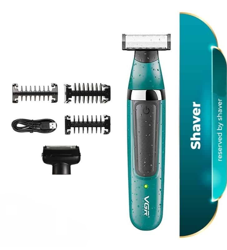 بادی گروم و شیور 2کاره وی جی آر مدل V-393 ‏(AR) — تصویر ۹