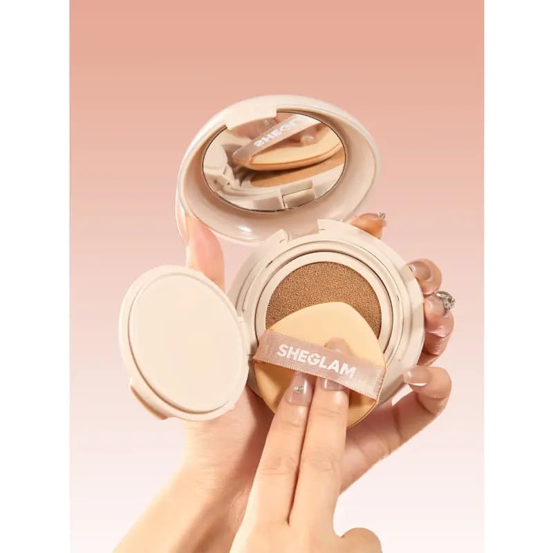 کوشن شیگلم sheglam LOCK & GO LONG LASTING CUSHION FOUNDATION — تصویر ۶