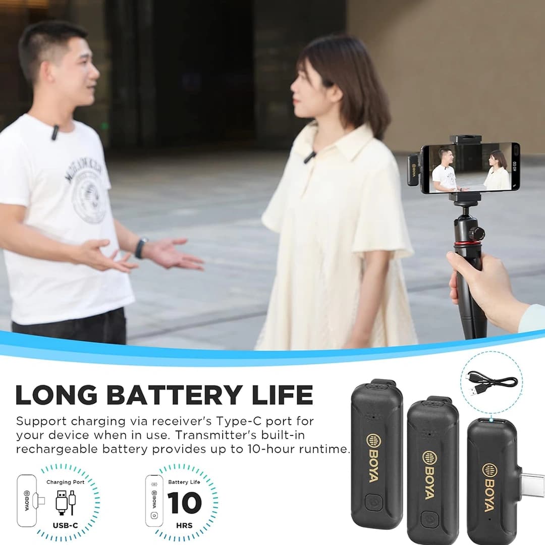 میکروفون بی سیم بویا BOYA BY-WM3T2-U2 — تصویر ۵