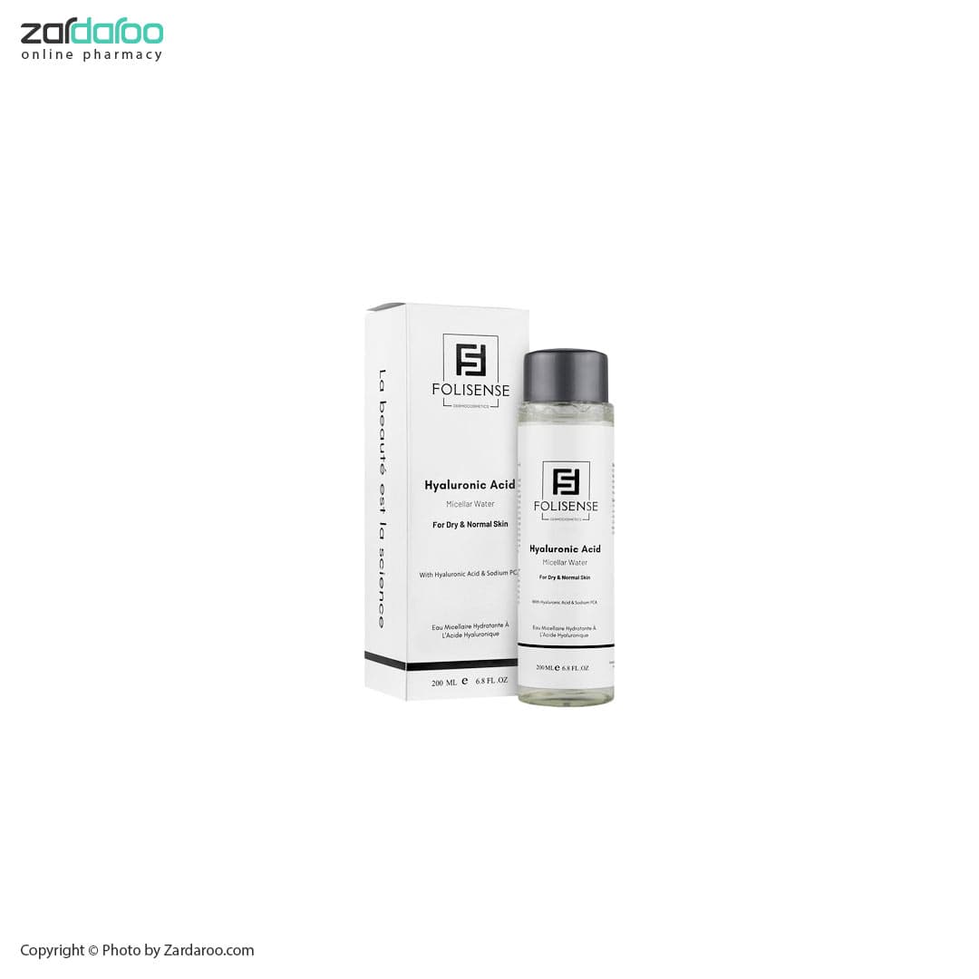 میسلار واتر هیالورونیک اسید پوست خشک و معمولی فولی سنس FOLISENSE