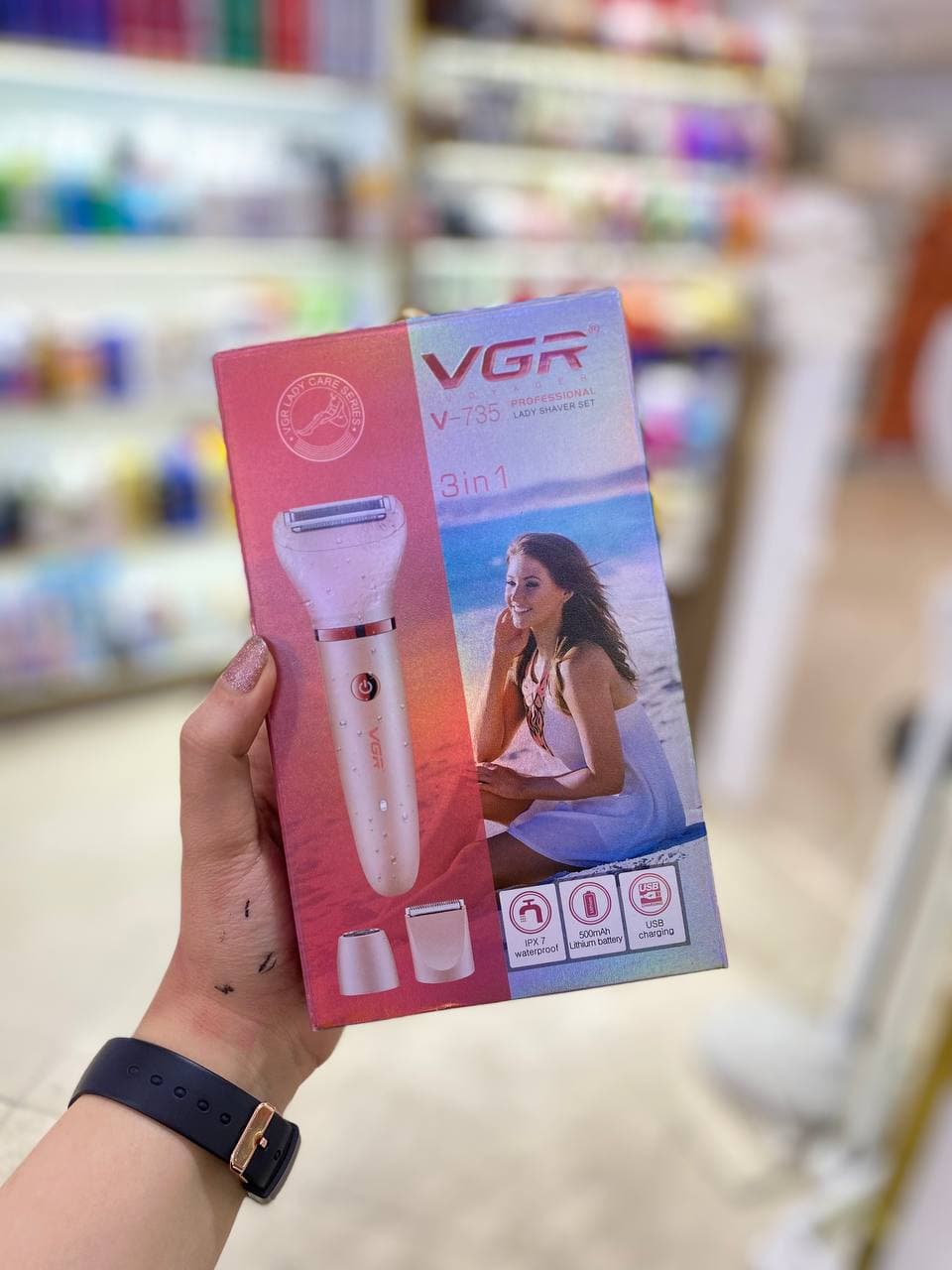 اپیلاتور 3کاره وی جی آر مدل V-735 ‏(AR) — تصویر ۴