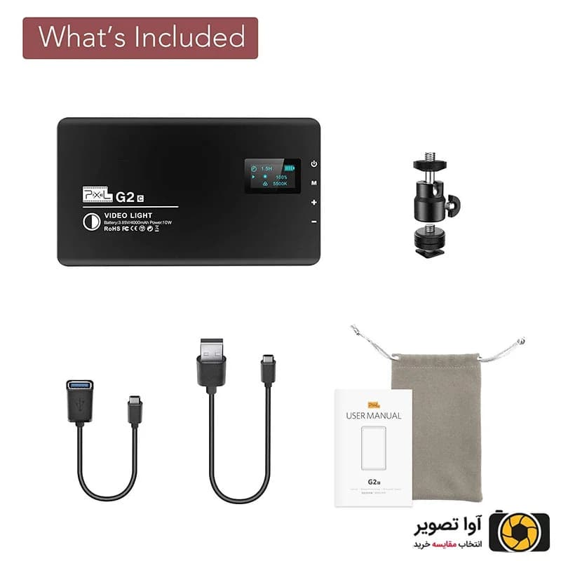 نور ثابت ال ای دی پیکسل LED Panel G2c — تصویر ۳