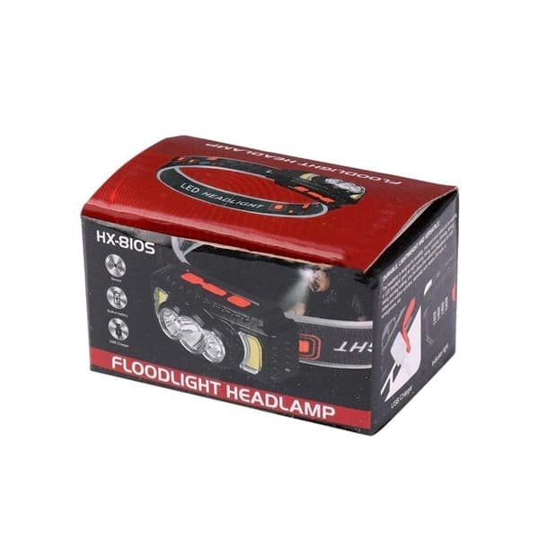چراغ قوه پیشانی مدل HX-810S – باتری لیتیومی باکیفیت — تصویر ۶