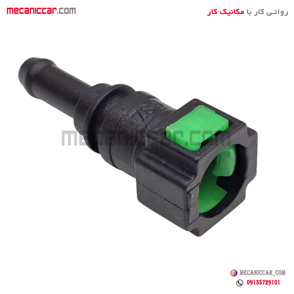 سوکت لوله (شیلنگ) بنزین سر صاف ساده تپش صنعت (104)
