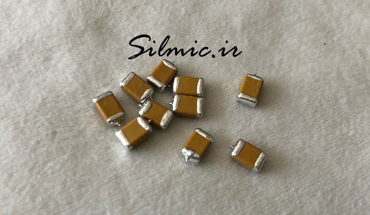 خازن تانتالیوم 330 میکرو فاراد 6.3 ولت فرکانس بالا ساخت nichicon F750J337MDC