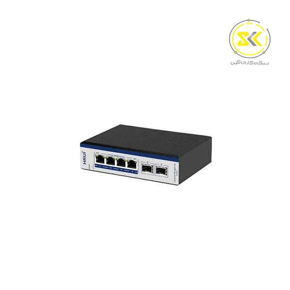 سوئیچ شبکه PoE برند HRUI مدل HR600-AFGM-42S — تصویر ۳