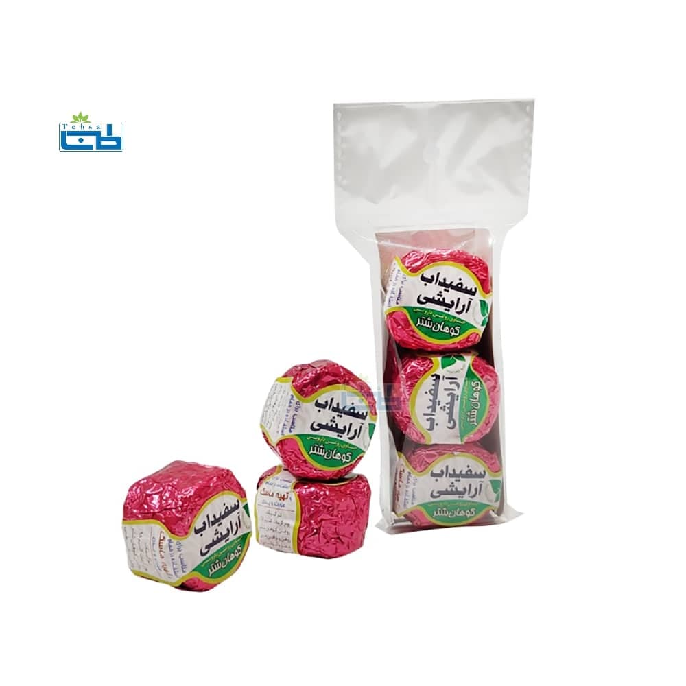 سفیداب آرایشی کوهان شتر هاتسان بسته سه عددی