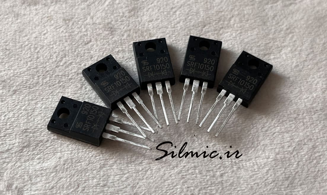 دیود شاتکی 10 آمپر 150 ولت دوبل کاتد مشترک سری SRF10150 ساخت TAIWAN