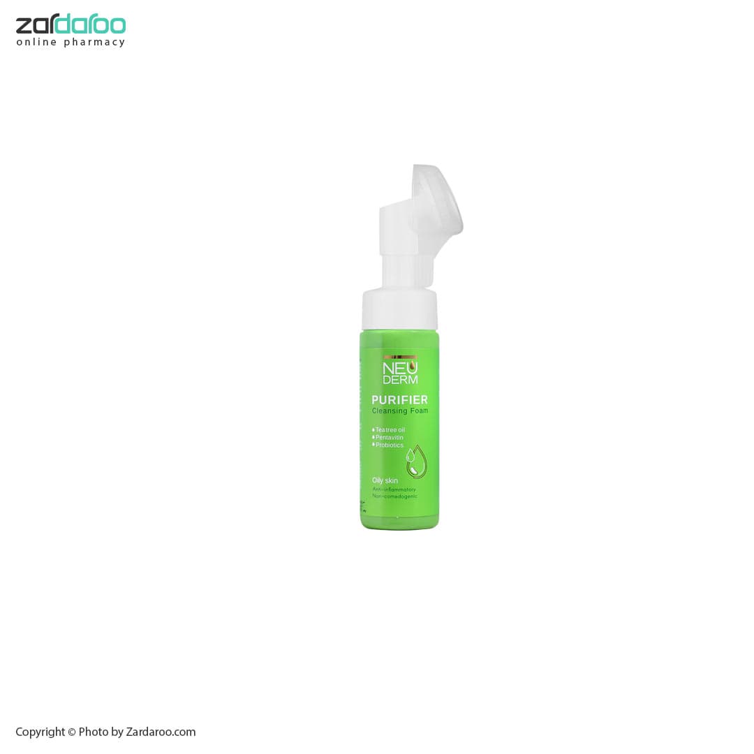 فوم شستشوی صورت پیوریفایر مناسب پوست چرب نئودرم Neuderm
