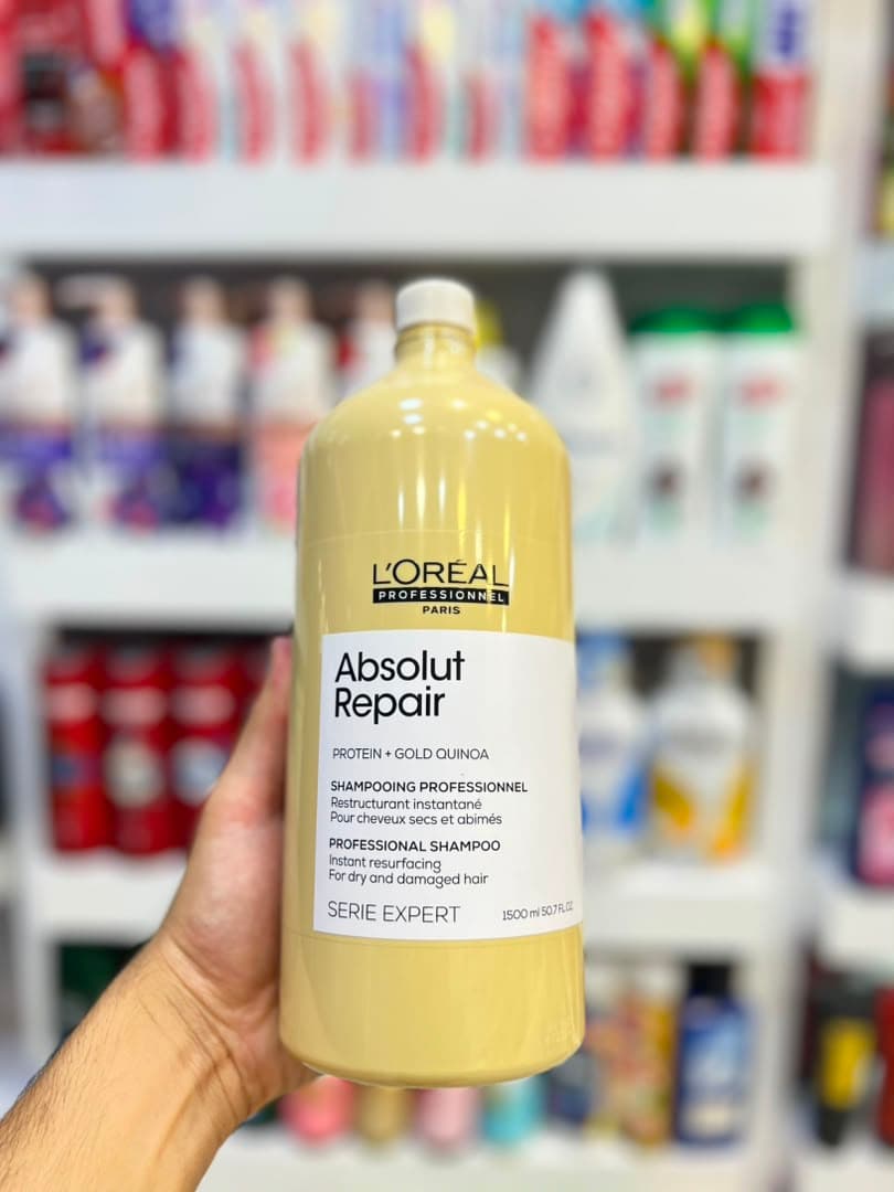 شامپو مخصوص موهای آسیب دیده لورال پروفشنال مدل ابسولوت ریپیر ( Absolut repair ) حجم 1500 میل — تصویر ۲