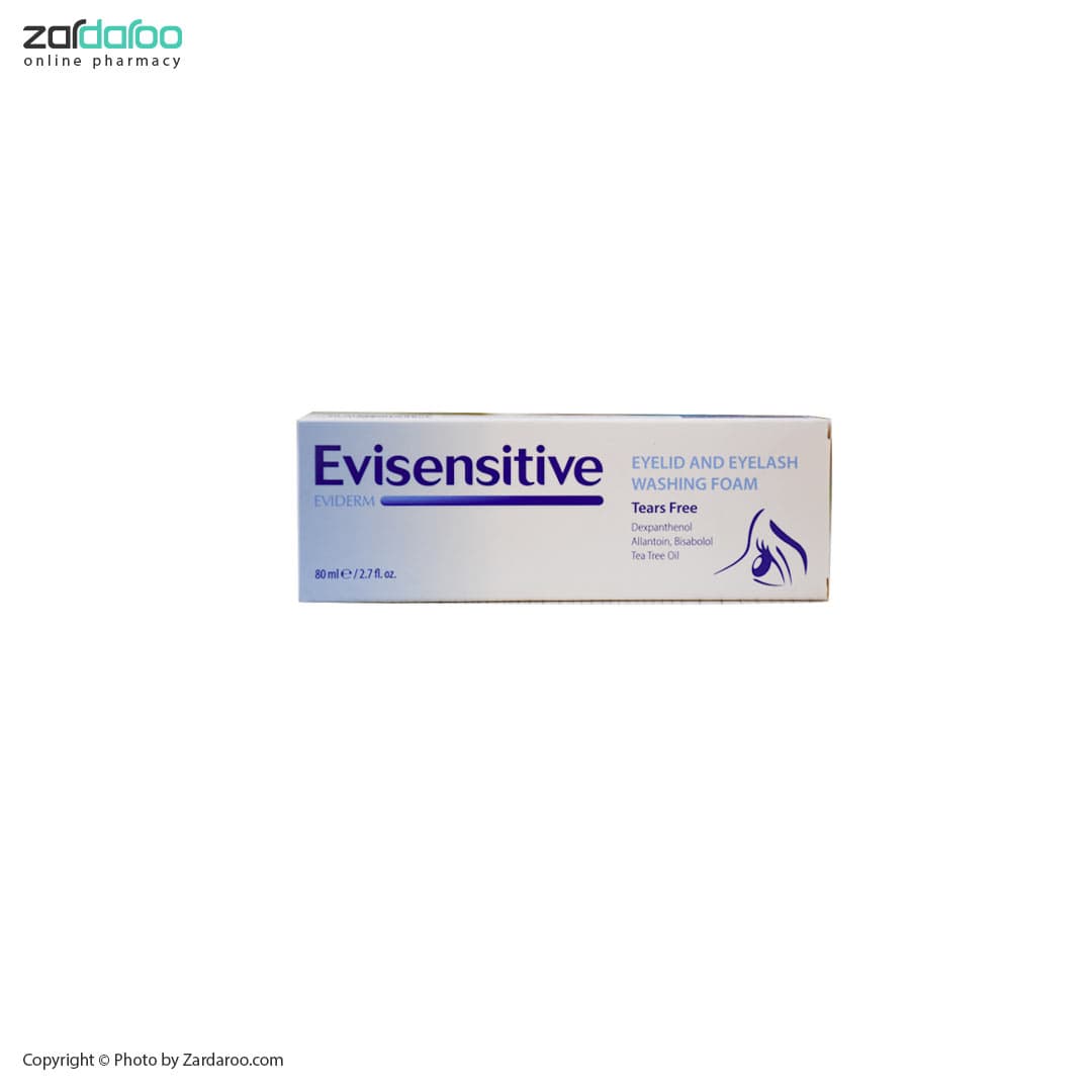 فوم شستشوی پلک و مژه اوی سنسیتیو اویدرم Eviderm