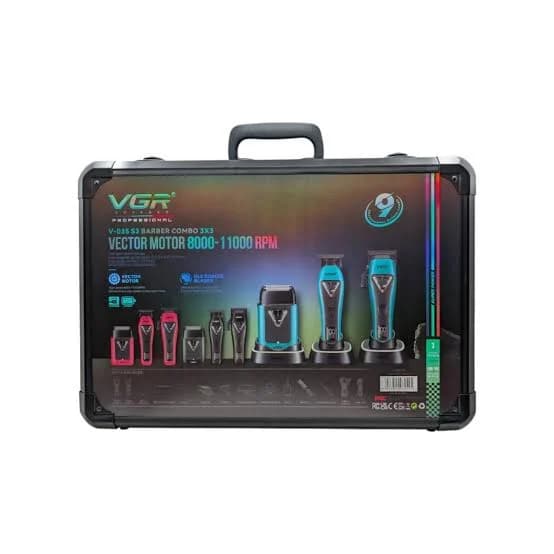 ست 3عددی ماشین اصلاح،خط زن و شیور وی جی آر مدل V035 S3 ‏(AR) — تصویر ۸