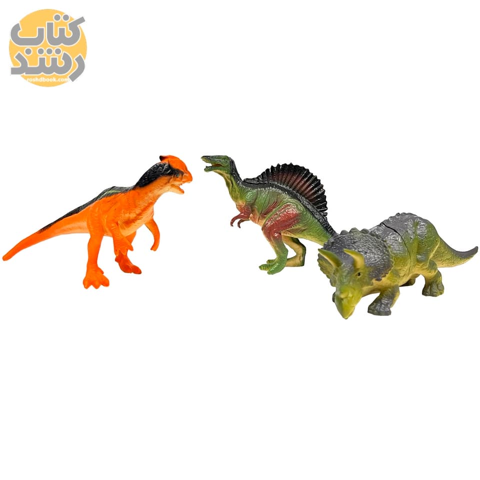 اسباب بازی حیات وحش دایناسورها 12 عددی (متوسط) — تصویر ۳
