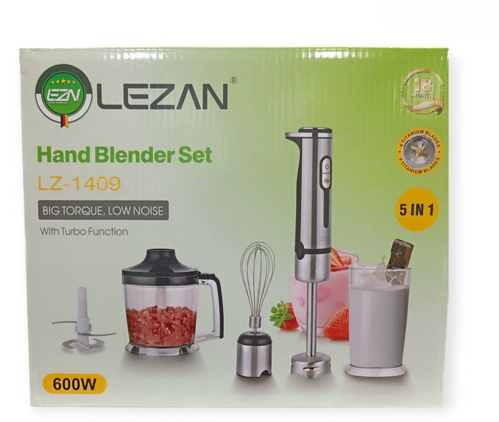 گوشت کوب برقی چندکاره لیزان اصل (درجه یک) مدل LZ-1409 (AR) — تصویر ۳