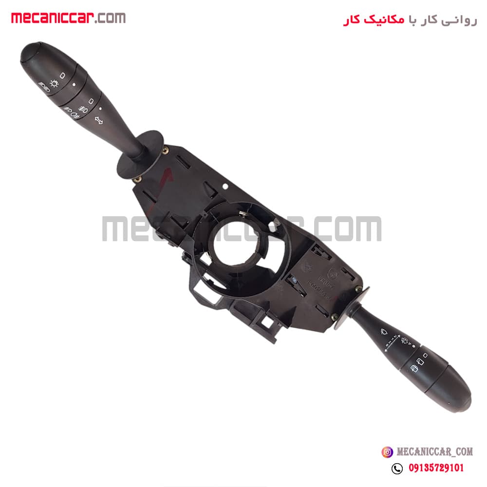 مجموعه دسته چراغ و راهنما بدون بوق پژو 206 تیپ 3 پلاس کروز