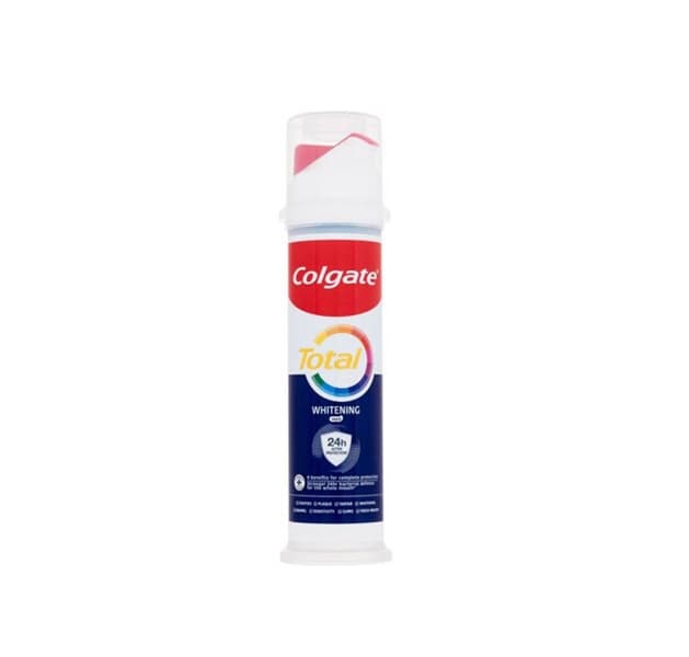 خمیر دندان پمپی کلگیت مدل Colgate Total Whitening