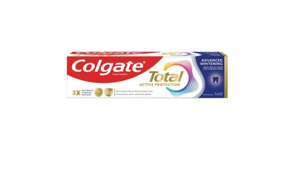 خمیردندان سفیدکننده و محافظت کامل دهان کلگیت مدل colgate total Active Protection Advanced Whitening