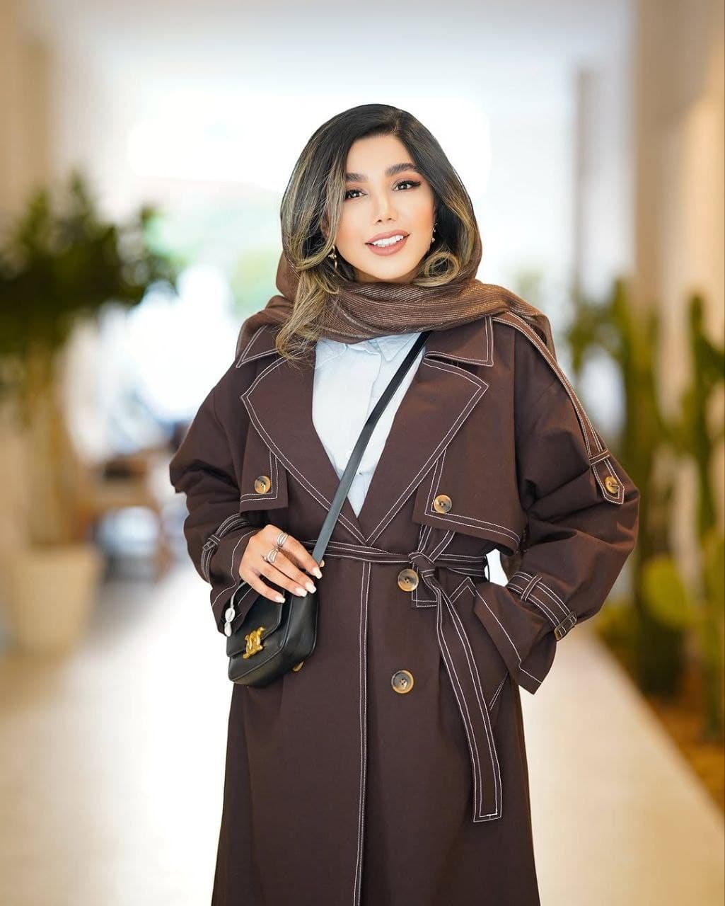 مانتو بلند کتان پلاس
