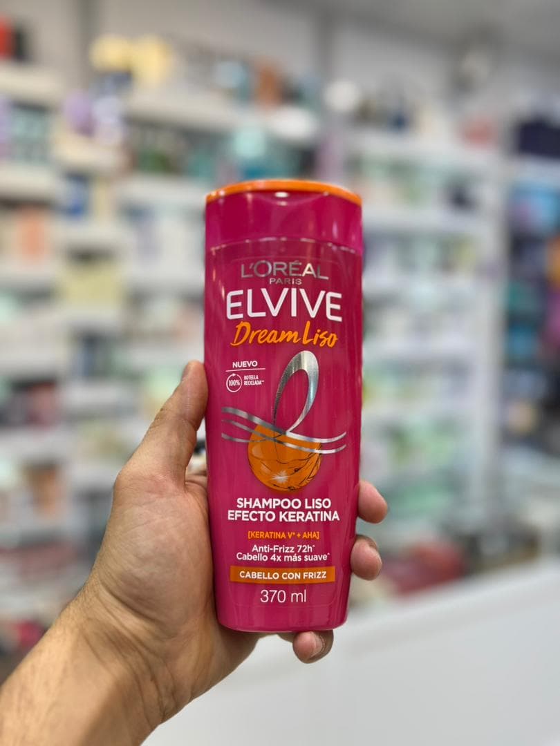 شامپو صاف‌کننده و ضد وز مو لورال مکزیکی مدل L’Oréal Elvive Dream Liso Shampoo — تصویر ۲