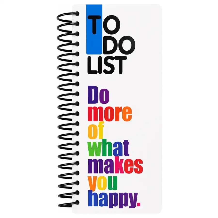 دفتر برنامه ریزی روزانه 120 برگ دات نوت مدل TO DO LIST رنگ سفید — تصویر ۲