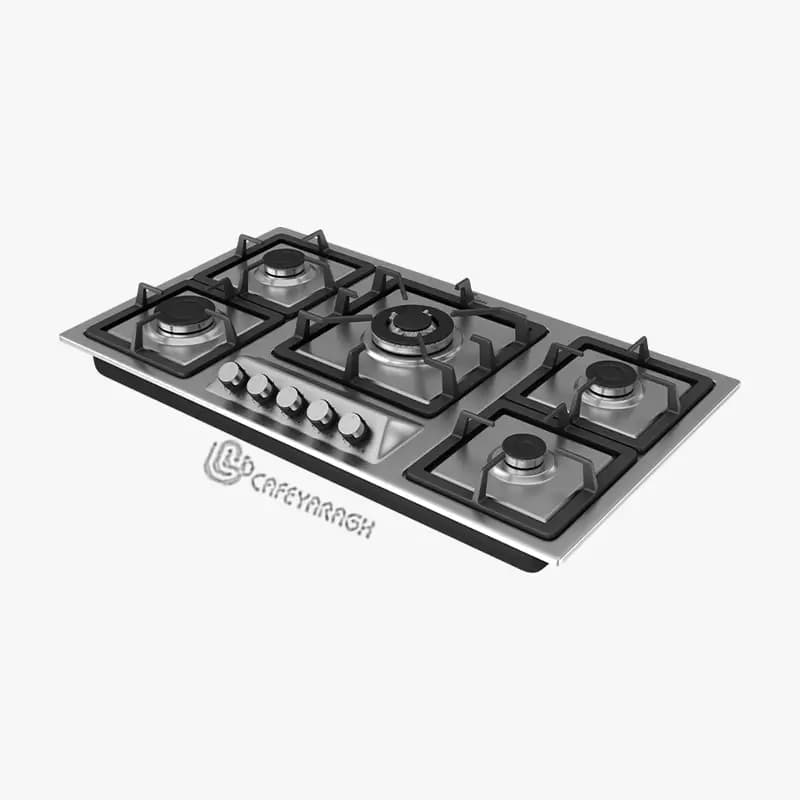 اجاق گاز صفحه ای استیل سیمر مدل S-579 — تصویر ۳
