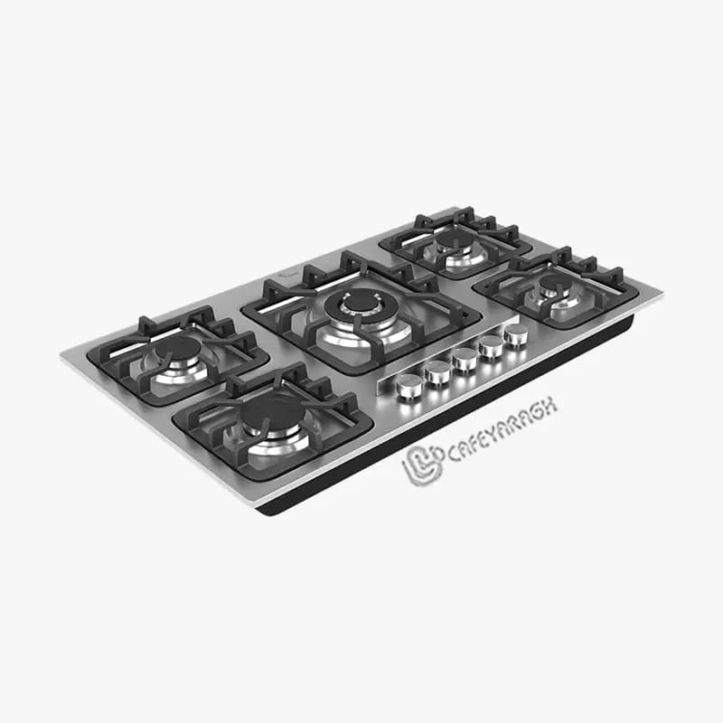 اجاق گاز صفحه ای استیل سیمر مدل S-549 — تصویر ۲