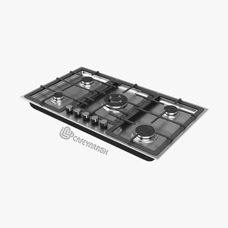اجاق گاز صفحه ای استیل سیمر مدل S-548 — تصویر ۲