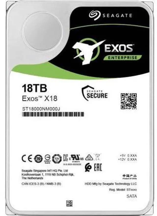 هارد دیسک سیگیت مدل EXOS ST18000NM006J 18TB SAS