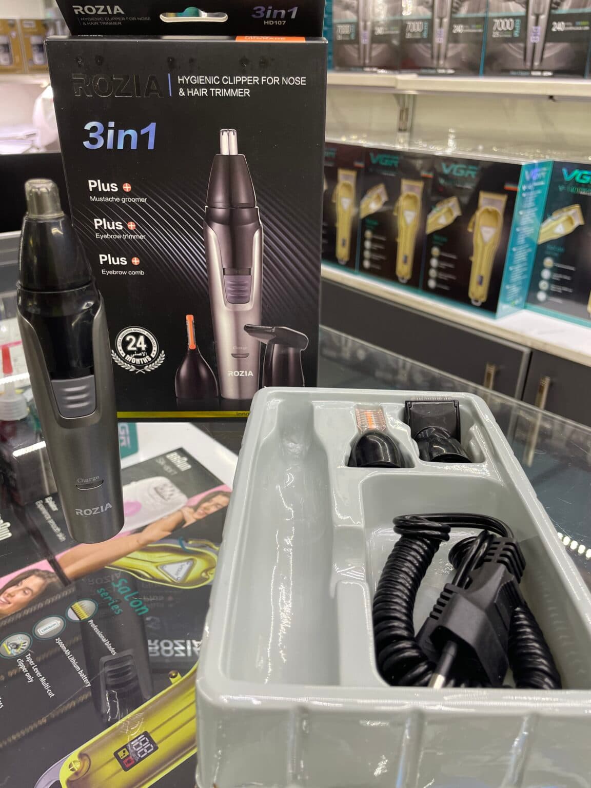 موزن 3کاره بینی گوش و بینی روزیا مدل HD109 ‏(AR) — تصویر ۱۱