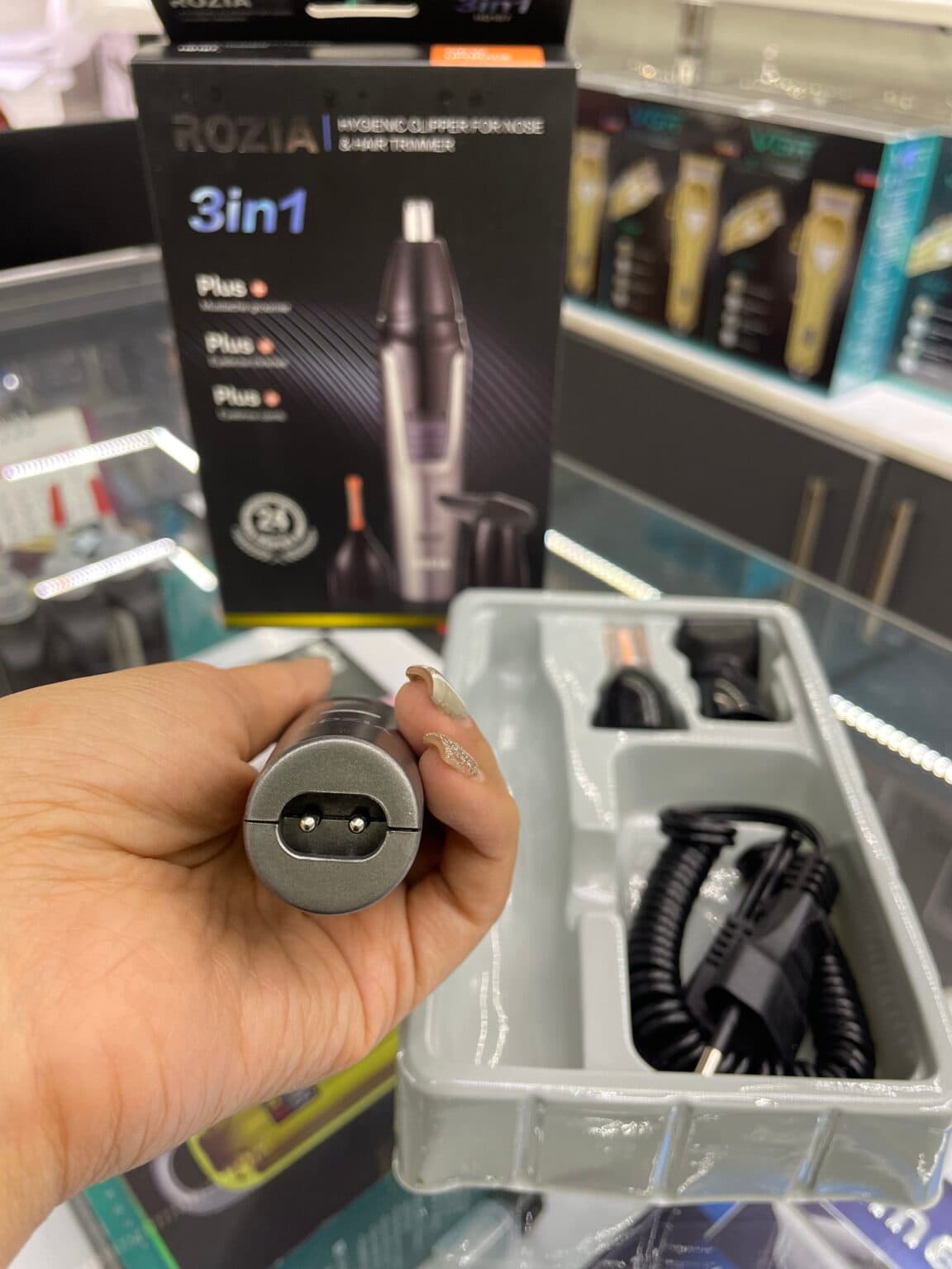 موزن 3کاره بینی گوش و بینی روزیا مدل HD109 ‏(AR) — تصویر ۴