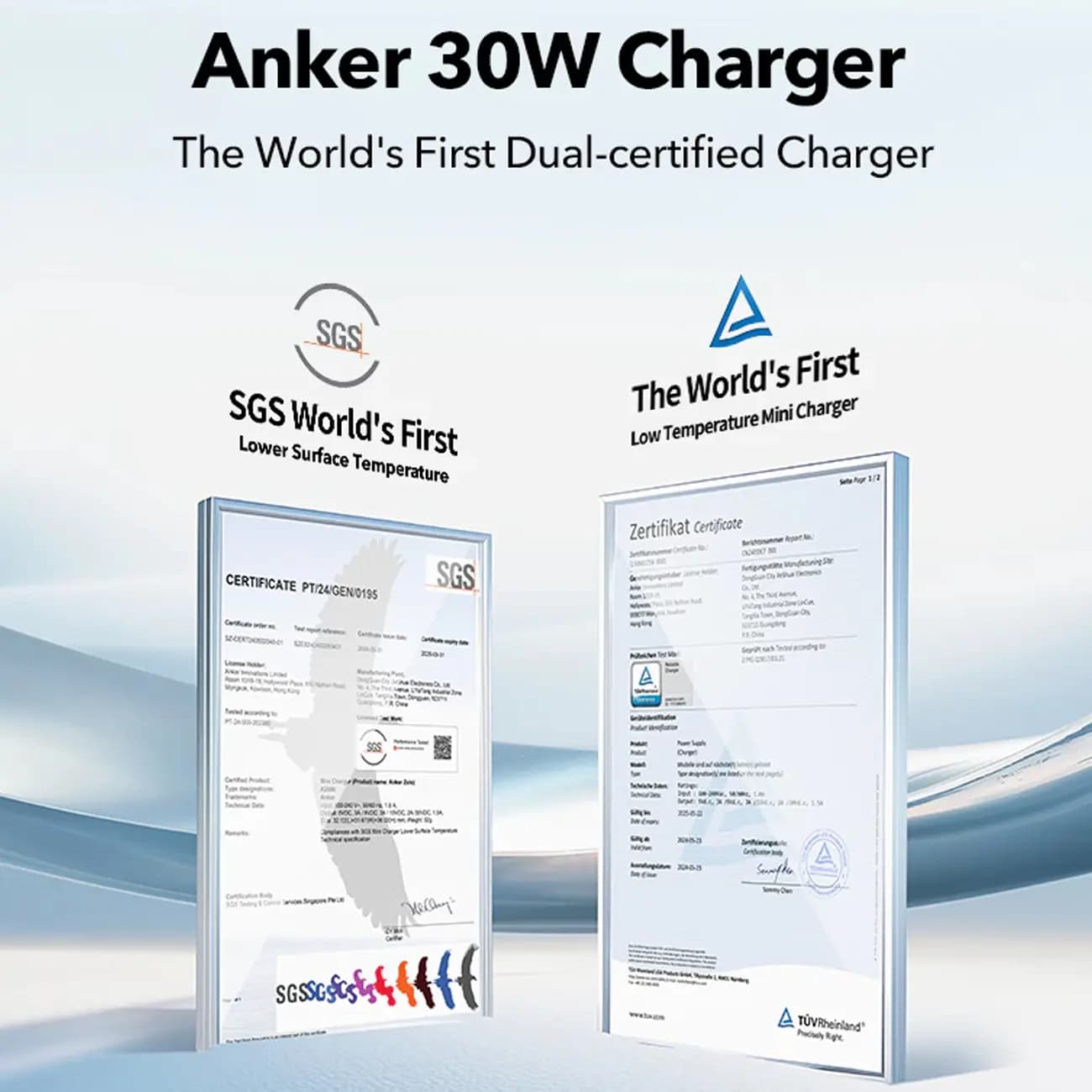 شارژر دیواری اصلی 30 وات انکر Anker Zolo مدل A2698 USB-C PD 3.0 مشکی (گارانتی آسان سرویس) — تصویر ۲