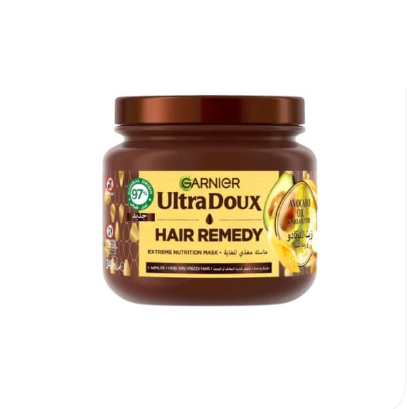 ماسک مو مغذی گارنیر مدل HAIR REMEDY حاوی عصاره آووکادو