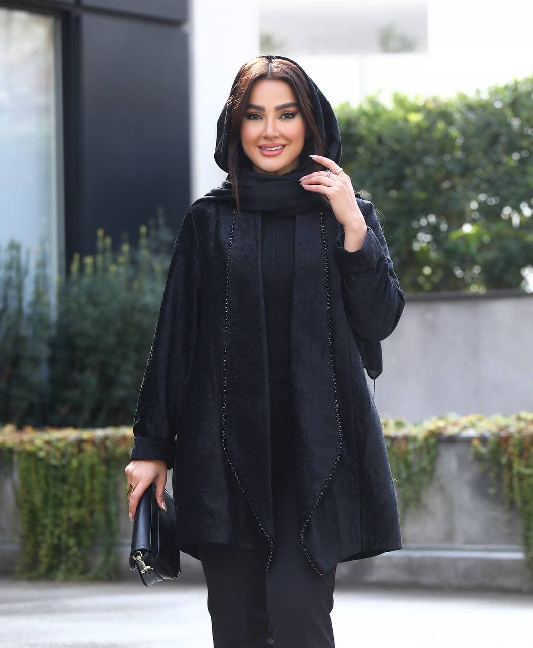 مانتو مخمل کتی شیک — تصویر ۳
