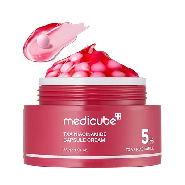 کرم کپسولی نیاسینامید 5 درصد مدی کیوب Medicube Txa Niacinamide Capsule Cream 55g