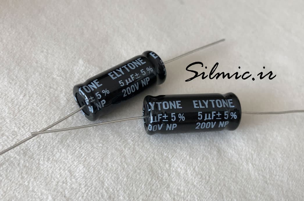 خازن کراس اور بی پلار 5 میکرو فاراد 200 ولت ELYTONE تایوان نوع اکسیال 5%