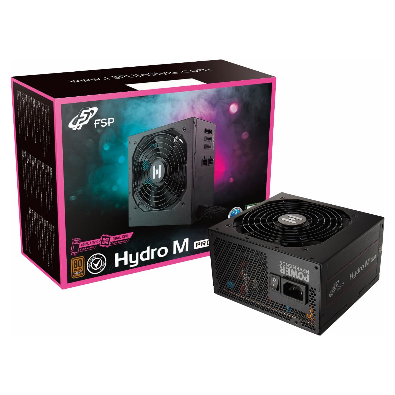 پاور FSP Hydro M PRO 800W Bronze