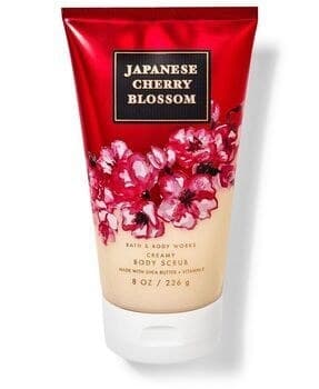 اسکراب بدن بث اند بادی ورکز مدل Japanese cherry blossom