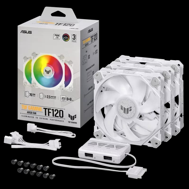 فن کیس ایسوس مدل TUF Gaming TF120 ARGB بسته 3 عددی — تصویر ۱۰