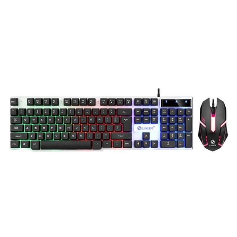 ست کیبورد و موس گیمینگ Limeide مدل GTX300 | باسیم و RGB دار