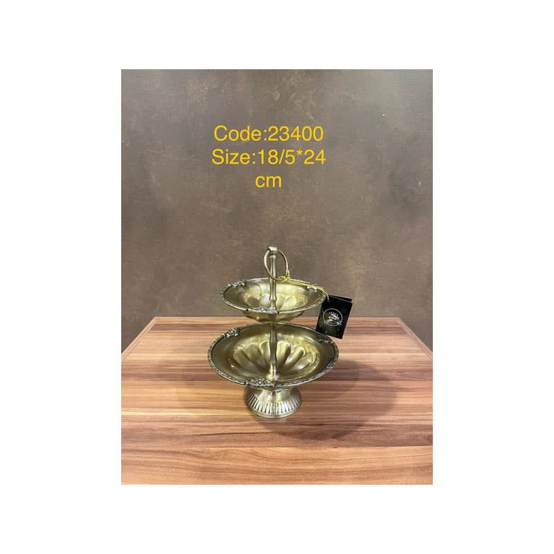 باقلوا خوری برنجی دو طبقه 23400